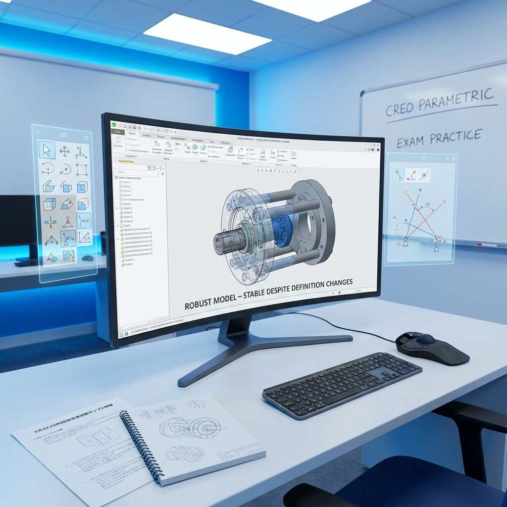 「定義を変更しても壊れない3Dモデルの作り方を 3次元CAD利用技術者試験サンプル問題 で実践」